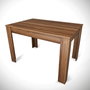 Hanah Home Mesa de Comedor Single 120 - Nogal